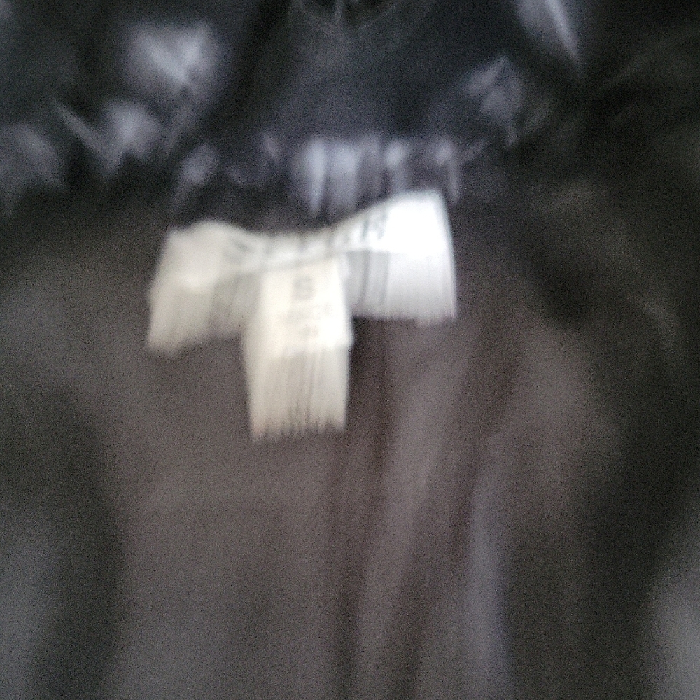 Adorable Long Women's Black Quilted Jacket - Picture 8 of 8